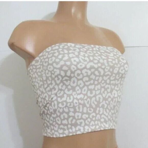Le Lis Leopard Print Tube Top - Picture 5 of 5